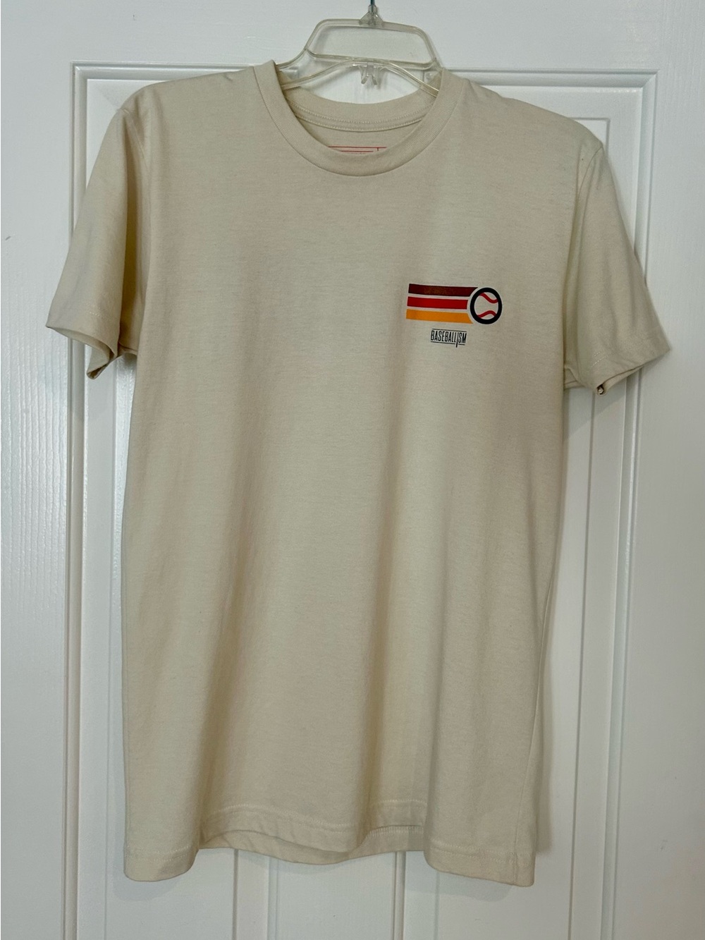 Baseballism Men's Cream Short-Sleeve Tee